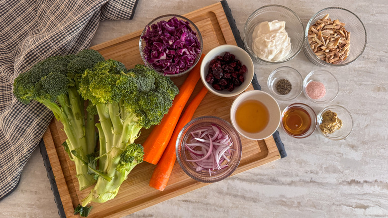 Broccoli slaw recipe ingredients