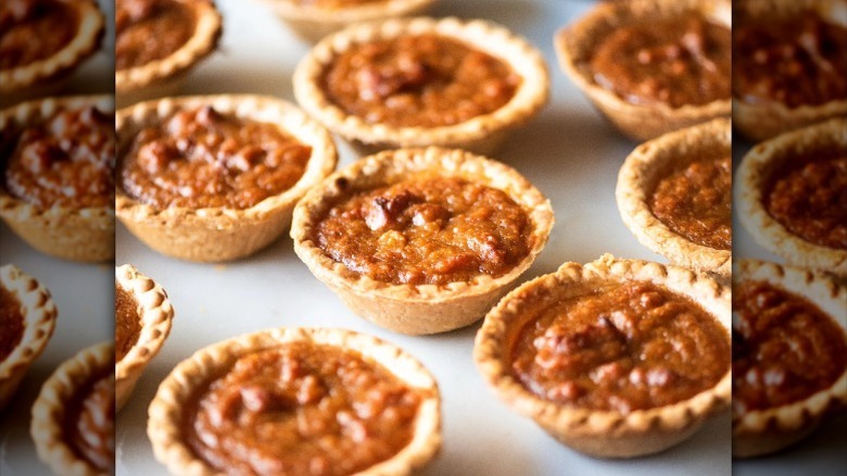 Mini sweet potato and pecan pies.