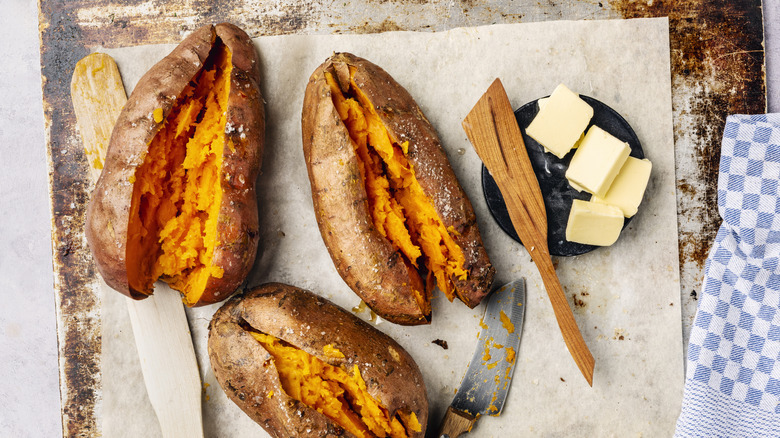 Boring Sweet Potatoes? Take The Dud Out Of Your Spud With A Spicy, Crunchy Topping