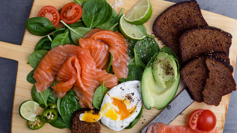 Breakfast-style charcuterie board