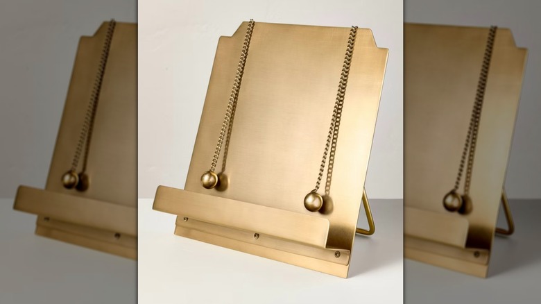 Brass Cookbook Holder