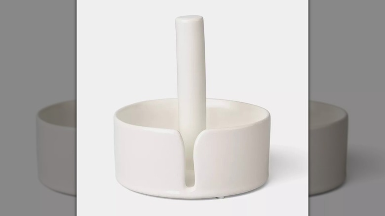 Ceramic paper towel holder