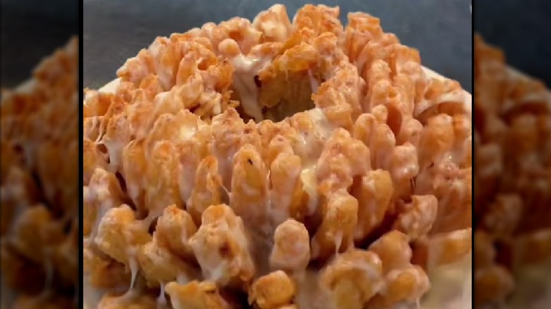 A Cactus Blossom smothered in Jack cheese