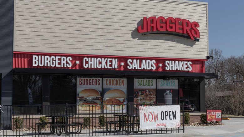 The exterior of Jaggers restaurant