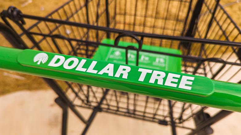 Dollar Tree shopping cart