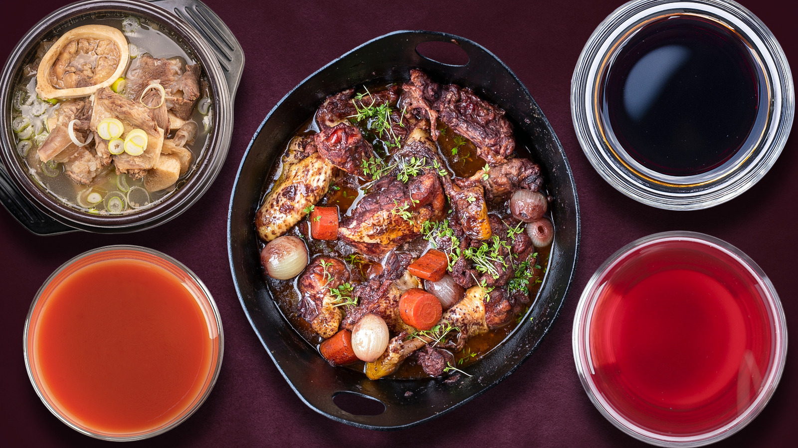 The 10 Best Alcohol-Free Substitutes For Red Wine In Recipes