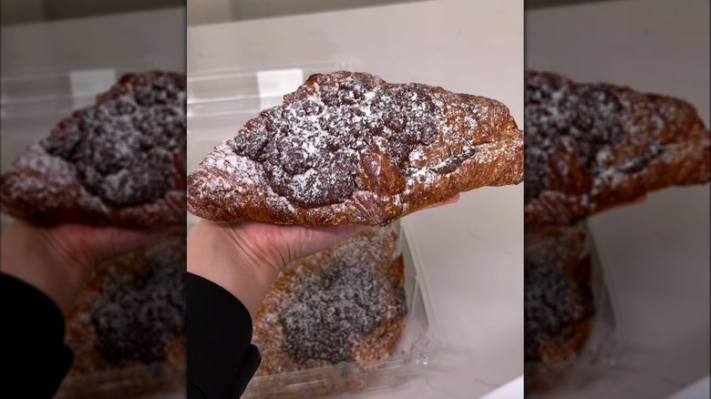 Twice baked Chocolate Croissant