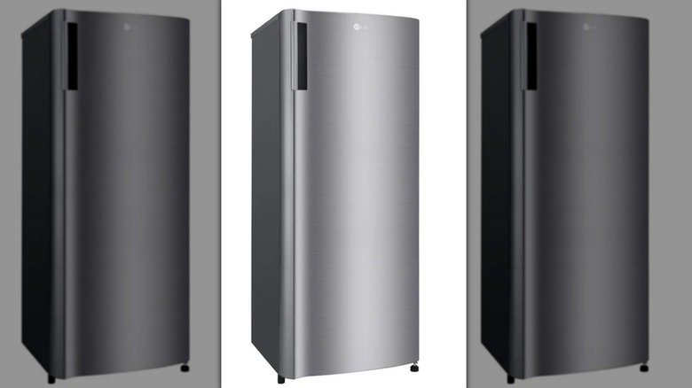 LG 6.0 cu. ft. single door refrigerator on a white background