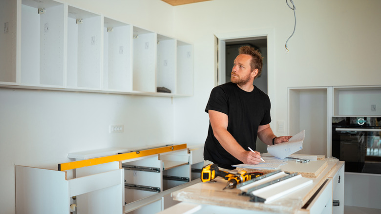 Man second-guessing his cabinet choices
