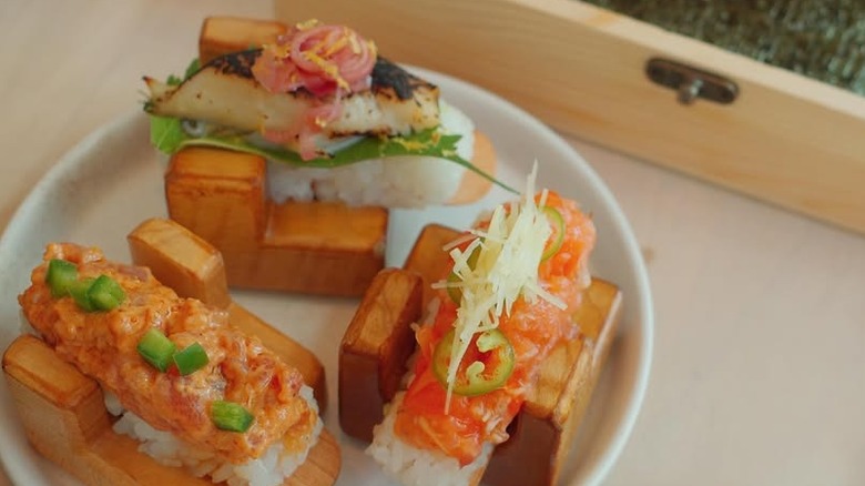 A selection of hand rolls from Nami Nori