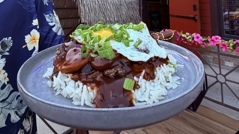 The Loco Moco from Wauwatiki Bar & Grill