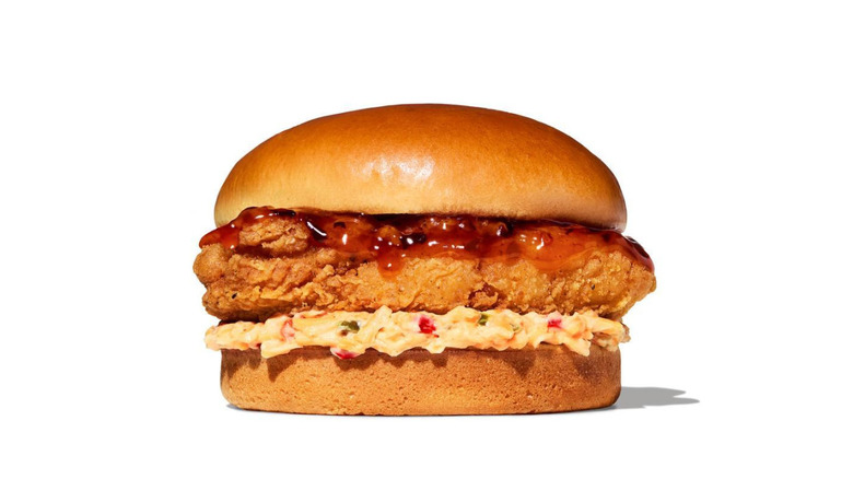 A Whataburger Hot Honey Crisp Whatachick'n Sandwich