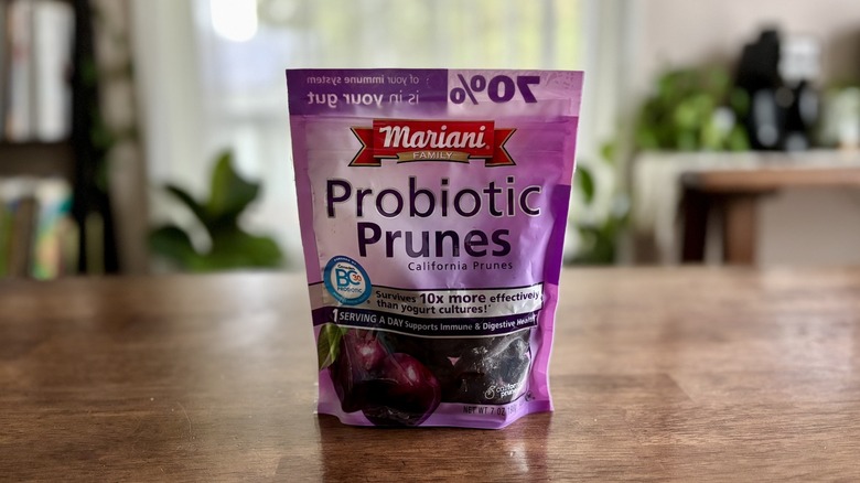 Mariani Probiotic Prunes on a table