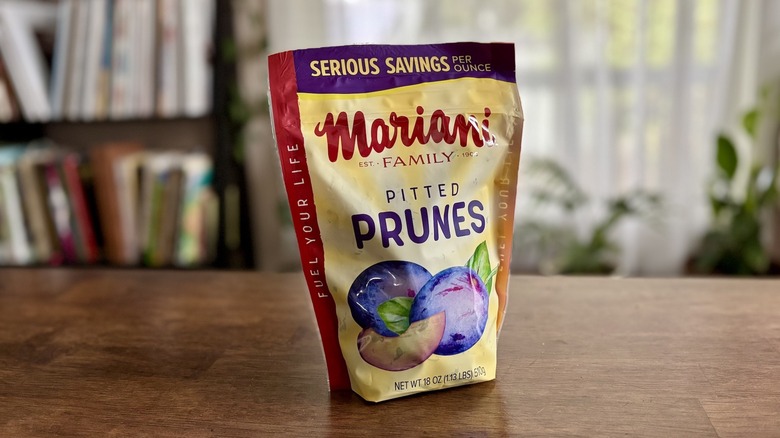 Mariani Prunes on a table