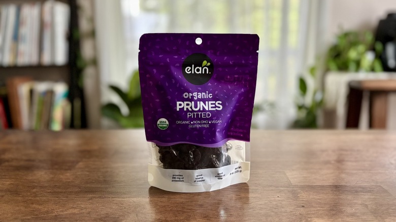 Elan Prunes on a table