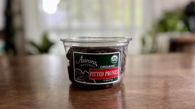 Aurora Natural Prunes on a table