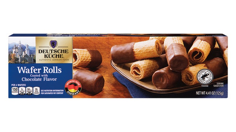 Deutsche Küche Chocolate Wafer Rolls