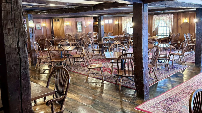 The exterior of The Historic Tap Room dining room