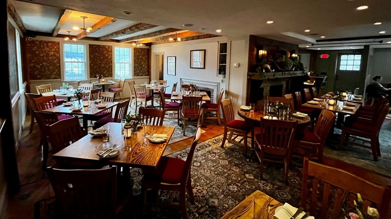 The exterior of the Rye Tavern dining room