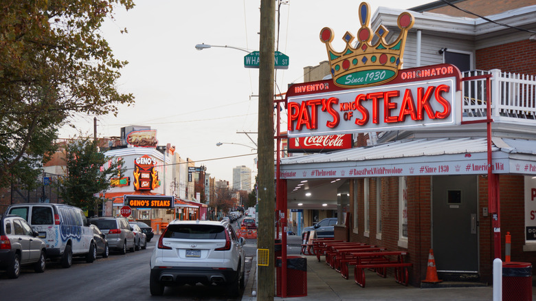 Pat's King of Steaks in Philadelphia's Italian Market