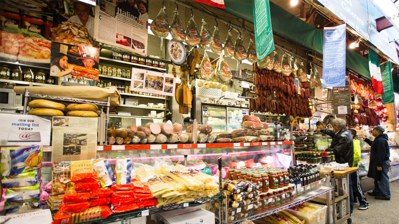 An Italian deli on Arthur Avenue in New York