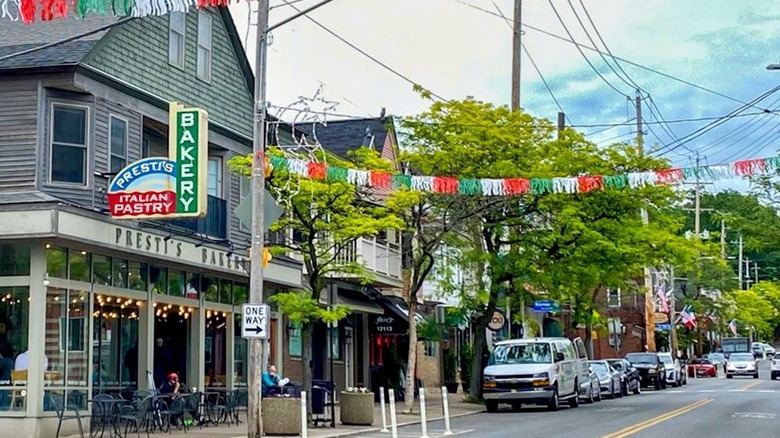 A street in Little Italy, Cleveland