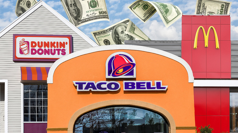 fast food chains and cash