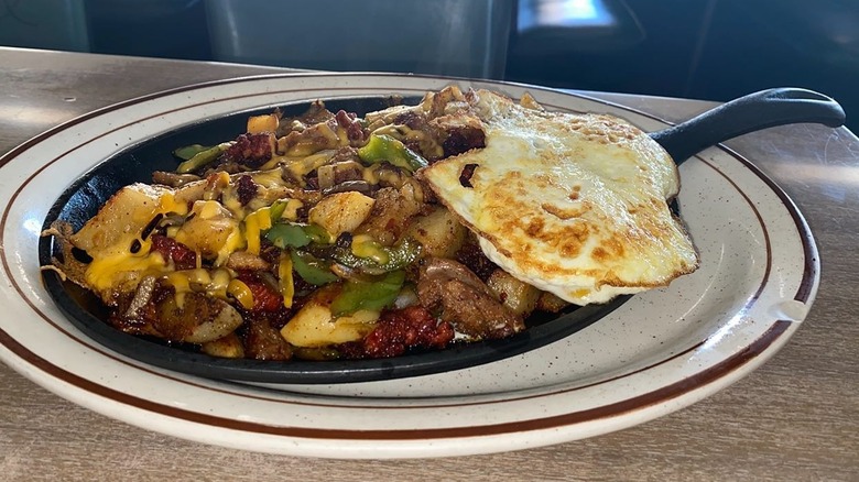 A chorizo skillet from The Original Saugus Cafe