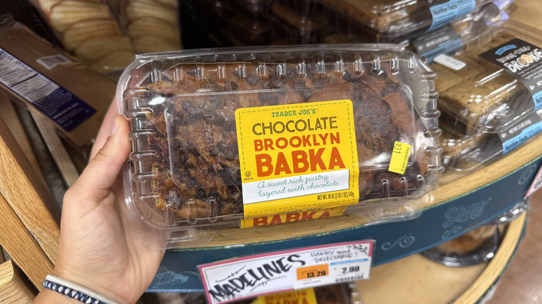 Chocolate Brooklyn babka in Trader Joe's