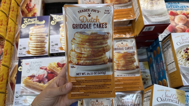 Dutch griddle cakes in Trader Joe's freezer