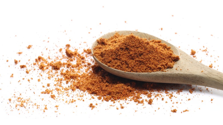 Taco seasoning with a spoon