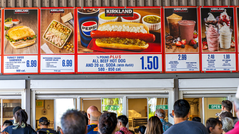 Costco food court menu