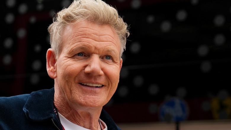 Chef Gordon Ramsay smiling at event