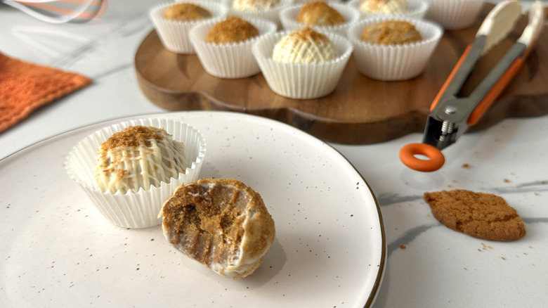 Pumpkin spice truffles