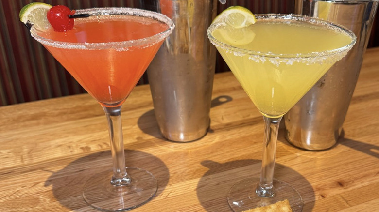 Mezcal Rita and Perfect margarita