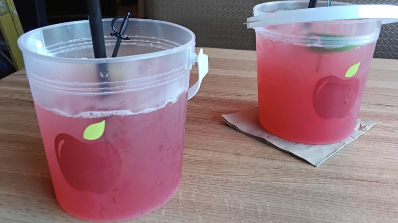 Applebee's Strawberry Daq-a-Rita buckets