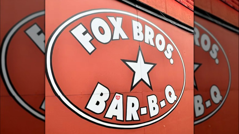 Fox Bros BBQ sign