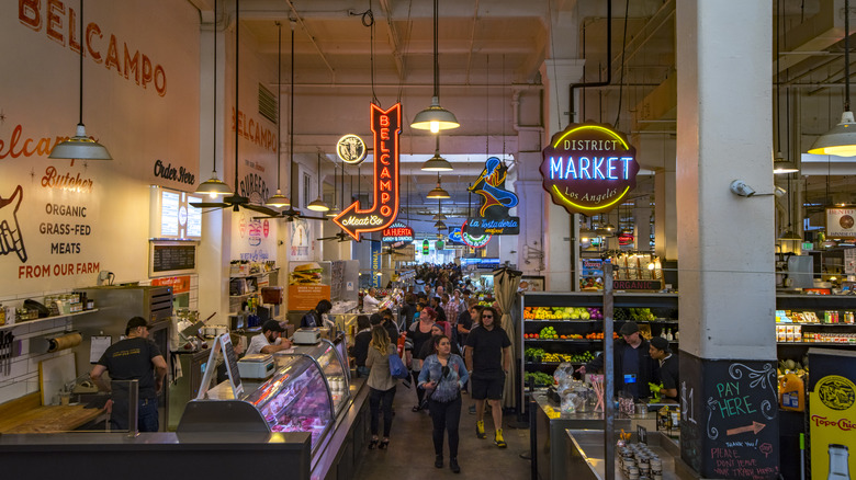 Grand Central Market in Los Angeles