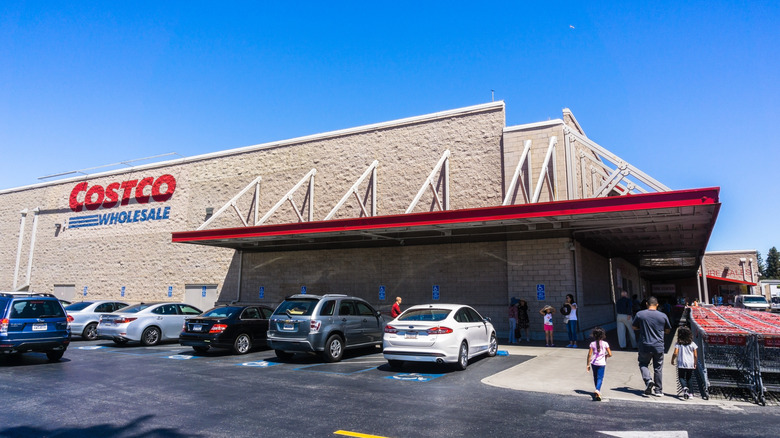 Outside of Costco in South San Francisco