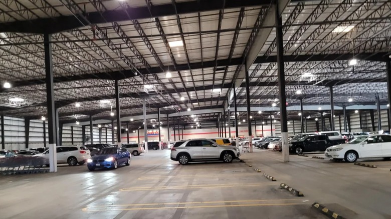 Parking garage at Costco in Coralville, Iowa