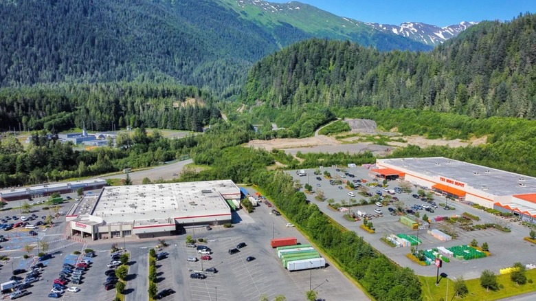 The exterior or Juneau Alaska Costco