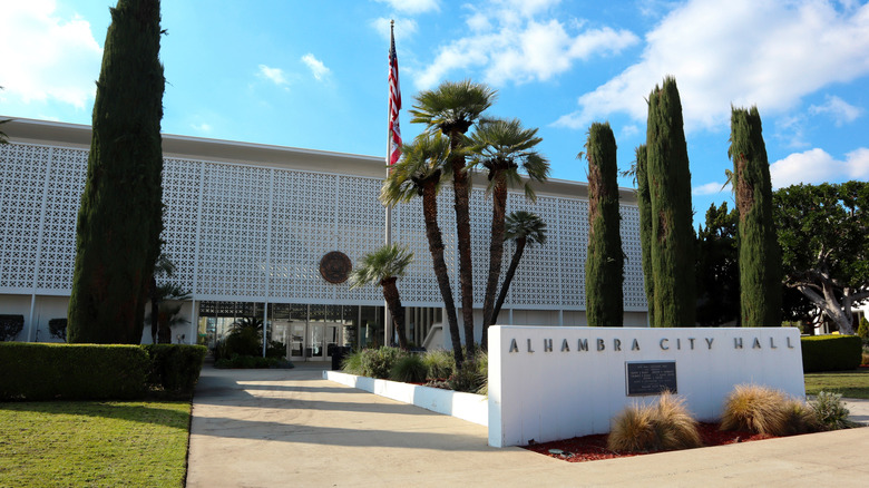 Exterior of Alhambra City Hall