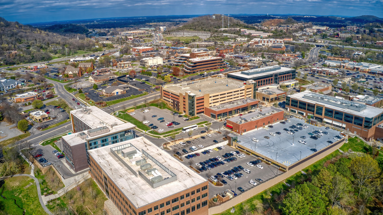 Brentwood, Tennessee aerial view