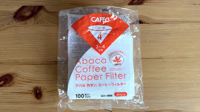 package of Cafec Abaca 02 filters