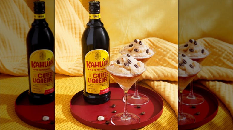 Kahlúa with frozen espresso martinis