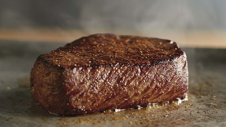 A sirloin steak at LongHorn Steakhouse