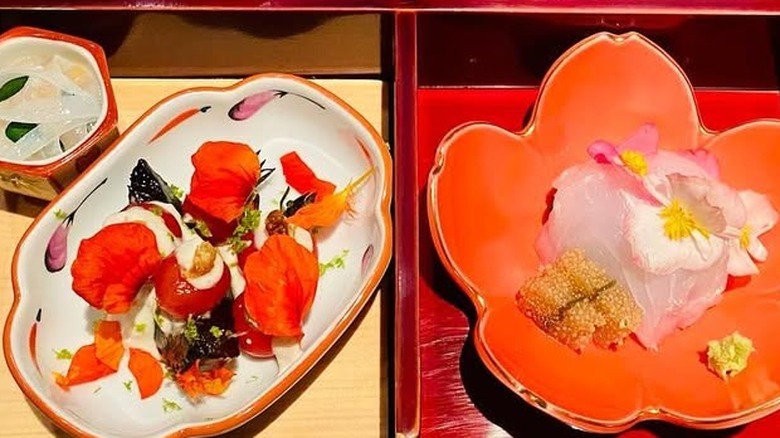 An artful Shokado Bento box at Naoe