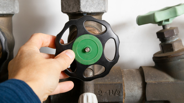 emergency water shut-off valve