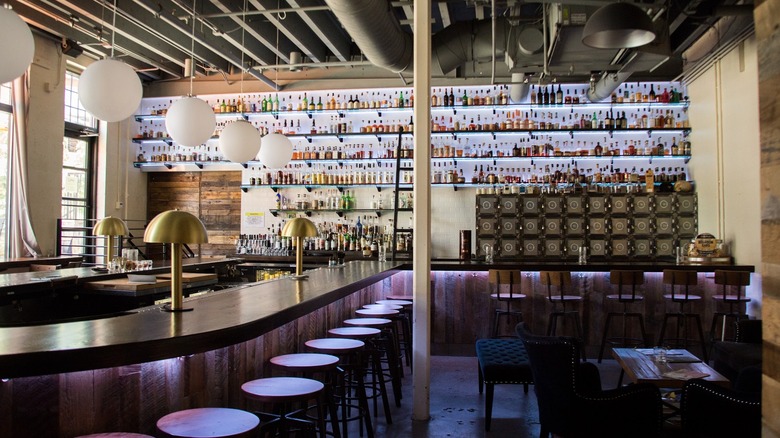 Industrial-style bar in Nashville