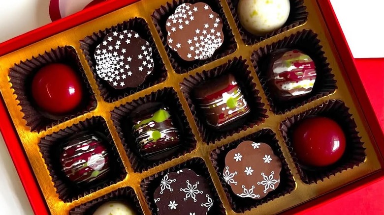 Box of chocolates from Chocolat Moderne